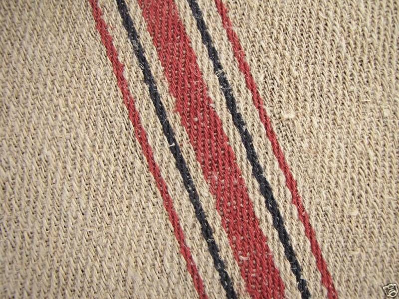Vintage STAIR TABLE RUNNER carpet Natural rug black red  