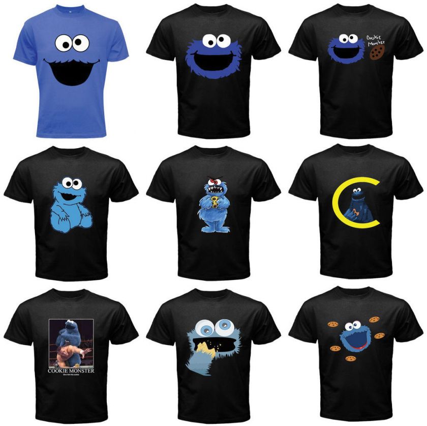 COOKIE MONSTER SESAME STREET FUNNY MAN SHIRT COLLECTION  
