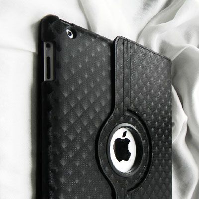   Ultra Stylish Leather Smart Cover case For iPad 2 Flower  