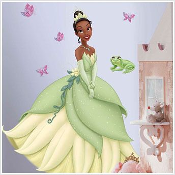 Tiana Disney Princess Giant 3ft Wall Decal Butterflies Princess and 
