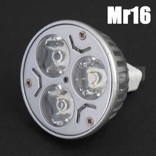 GU10 E27 Mr16 3W Warm&Cool White 3*1W LIGHT Spot Lamp Led BULB 110V 
