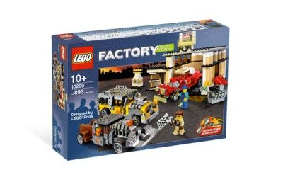 LEGO 10200 Factory Custom Muscle Car Garage Hot Rod City Town 