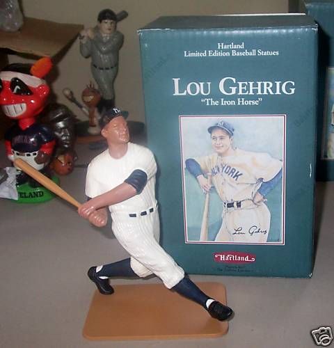 1990 New York Yankees Lou Gehrig Hartland Statue MIB  